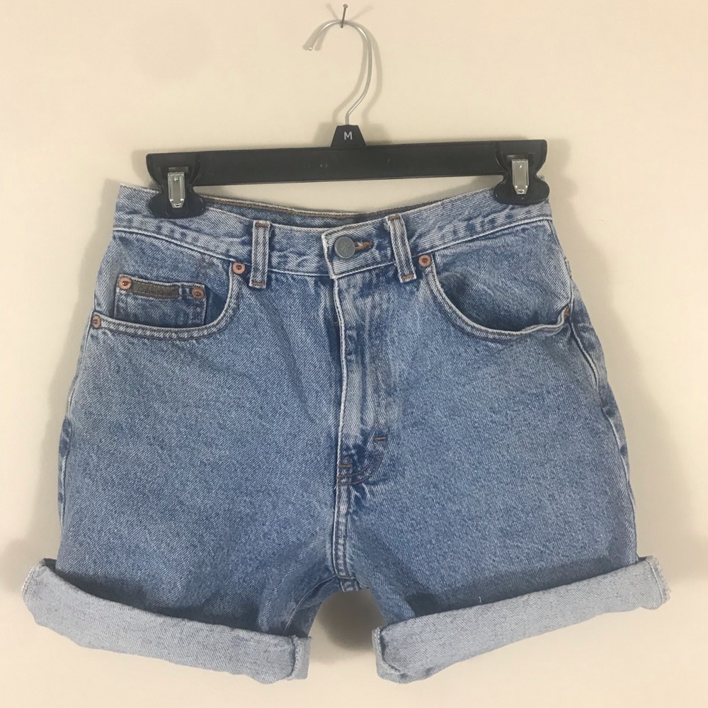 Vintage 90s Calvin Klein jean shorts